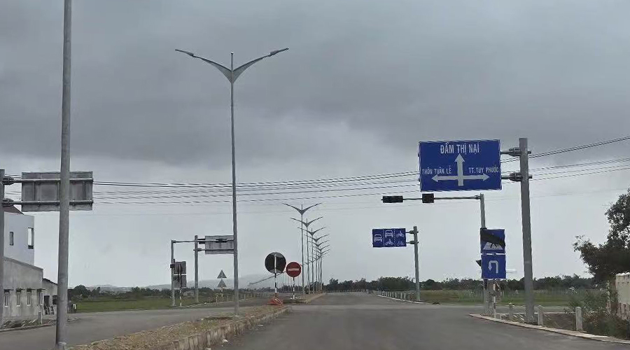 Projek lampu jalan yang diketuai 180w di Vietnam